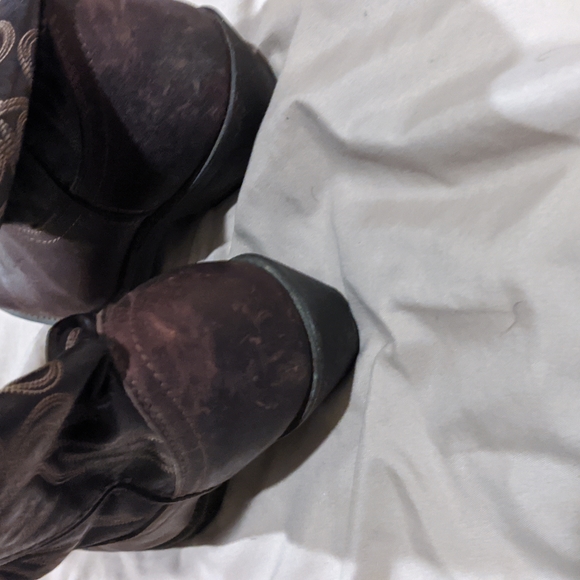 Laredo Women's brown cowboy boots size 8M - Picture 4 of 4